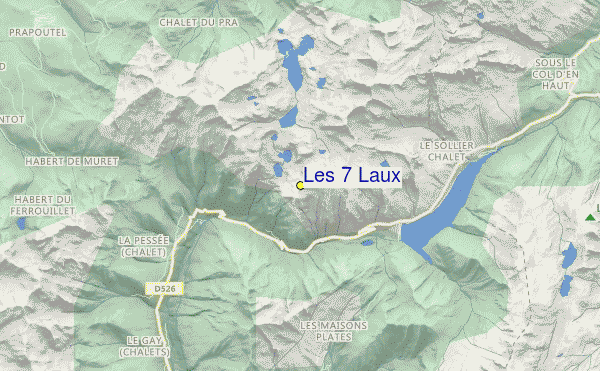 Select Les 7 Laux Location Map