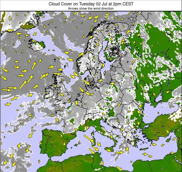 weather map europe