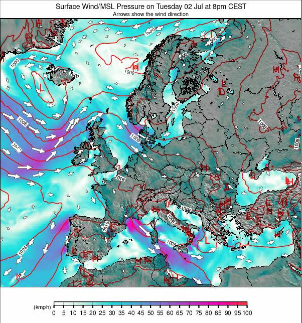 Europe Weather Forecast El tiempo y las temperaturas en Europa