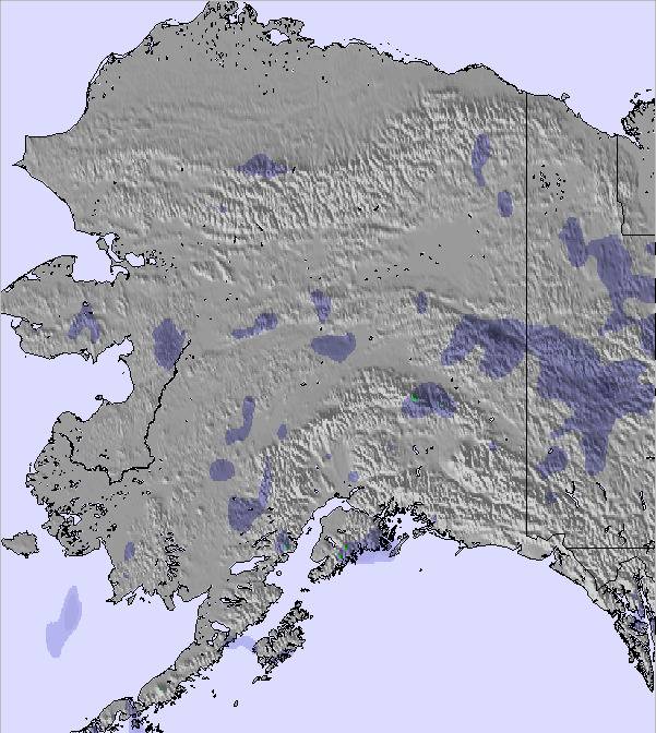 Weather Map and Snow Conditions for Alaska