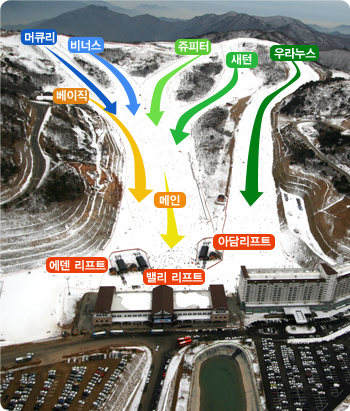 Eden Valley Resort Piste Map / Trail Map