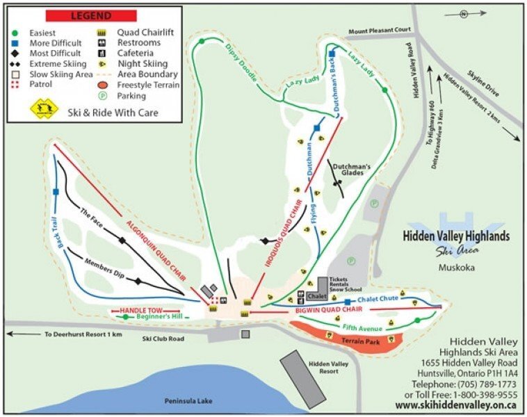 hidden valley ski resort missouri trail map