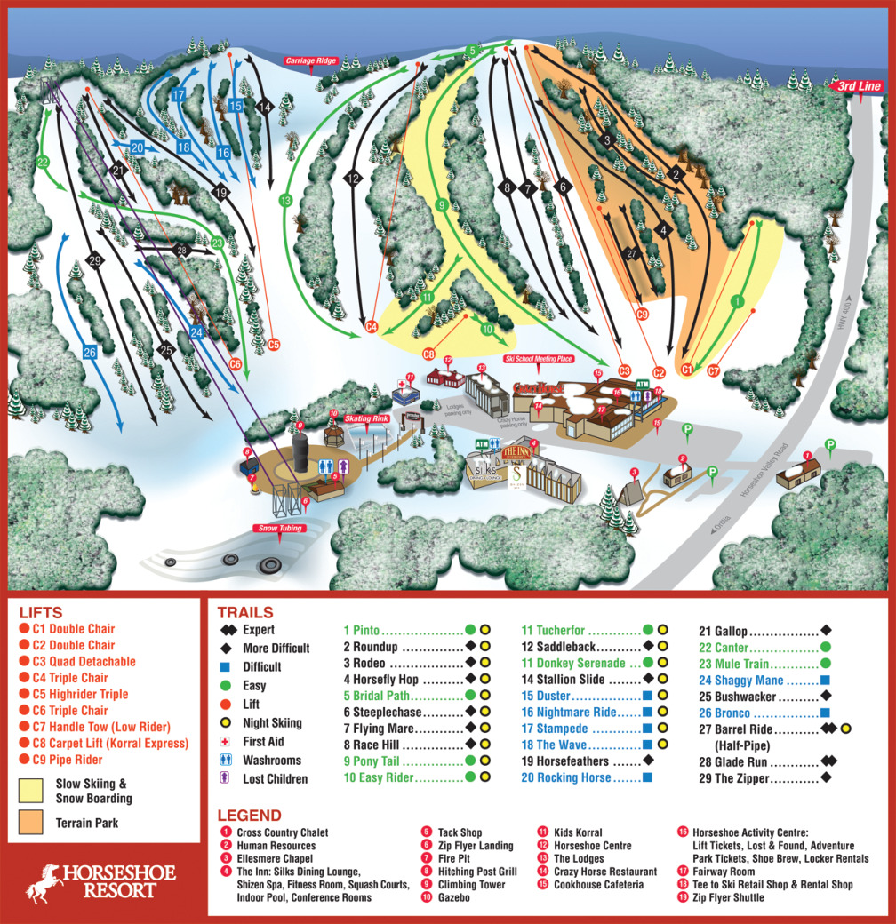 Horseshoe Bay Holiday Park Map