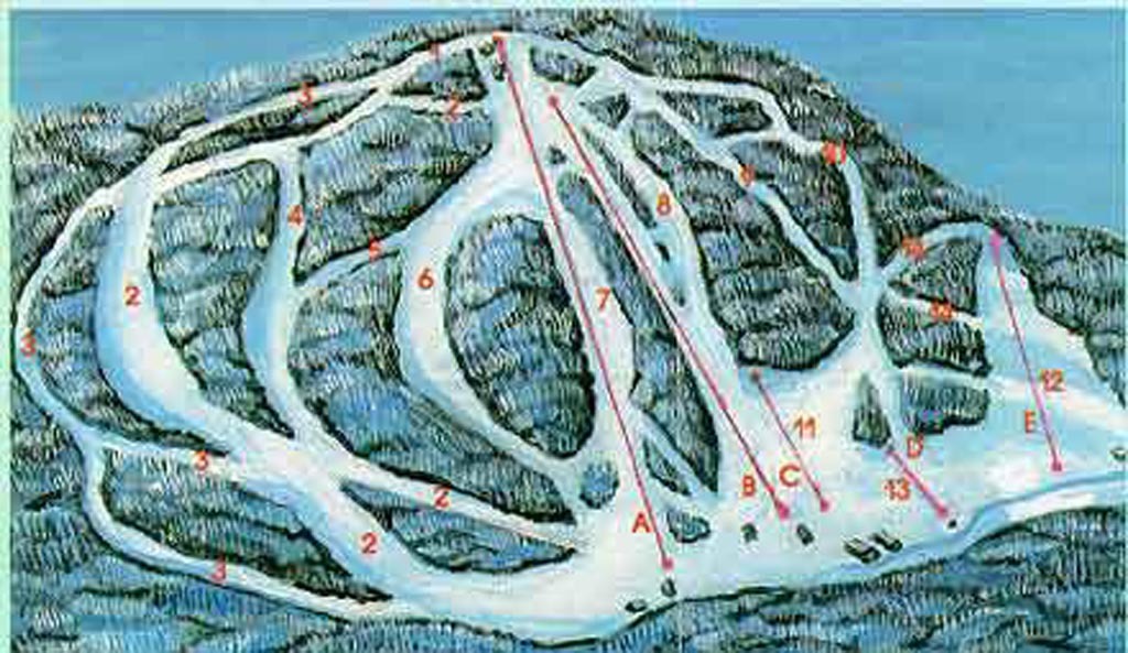 Mccauley Mountain Trail Map Mccauley Mountain Ski Center Ski Resort Guide | Snow-Forecast.com