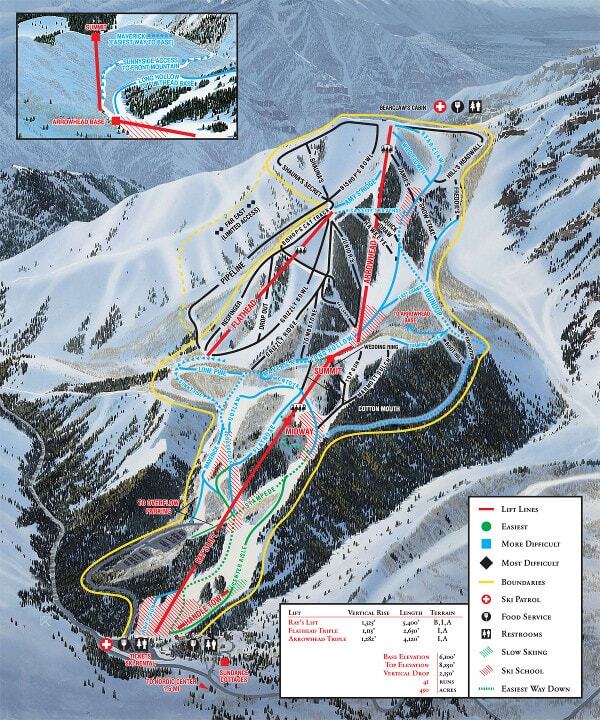 Sundance Ski Resort Guide, Location Map & Sundance ski holiday ...