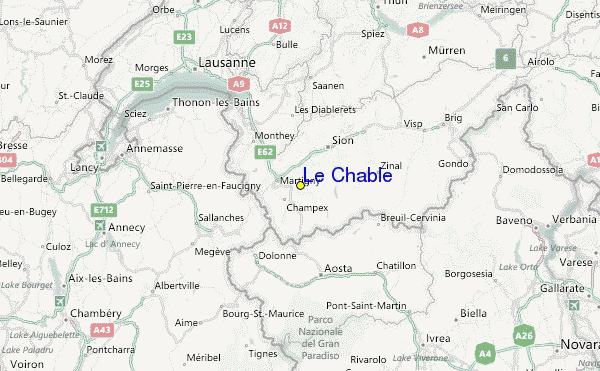 Le Chable Ski Resort Guide, Location Map & Le Chable ski holiday ...