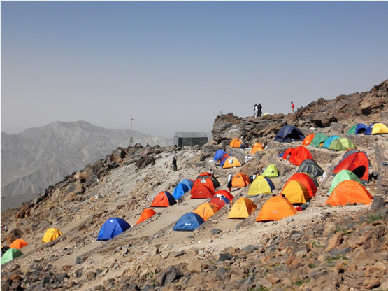 Ali Saeidi نقاب کوهستان, Mount Damavand