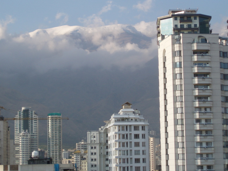 Tochal from Tehran.