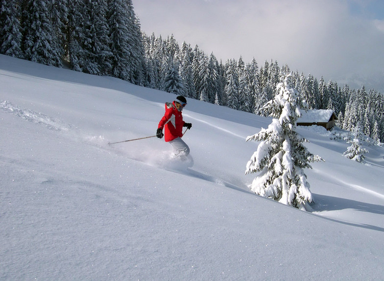 Skiing the Fields, St Gervais, Saint Gervais