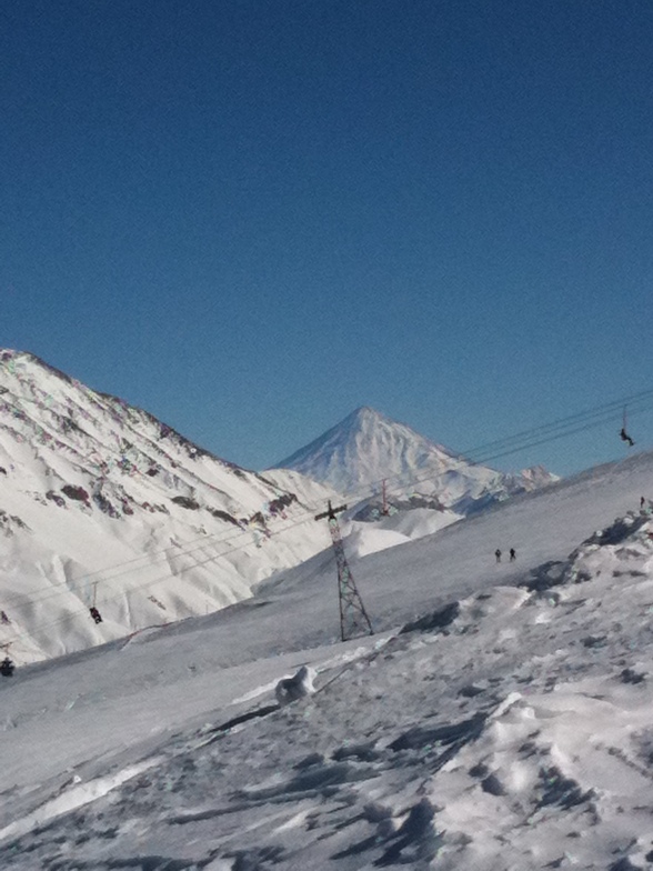 Damavand peak from dizin