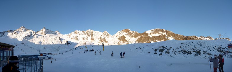 Morning Panorama, Stubai Glacier