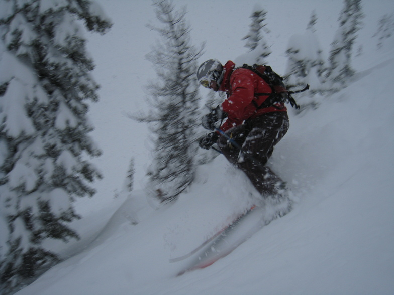 Skiing the Horse Dec 11, Kicking Horse