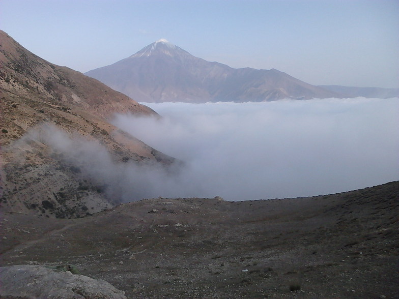 DAMAVAND VIEW FROM LARIJAN, Mount Damavand