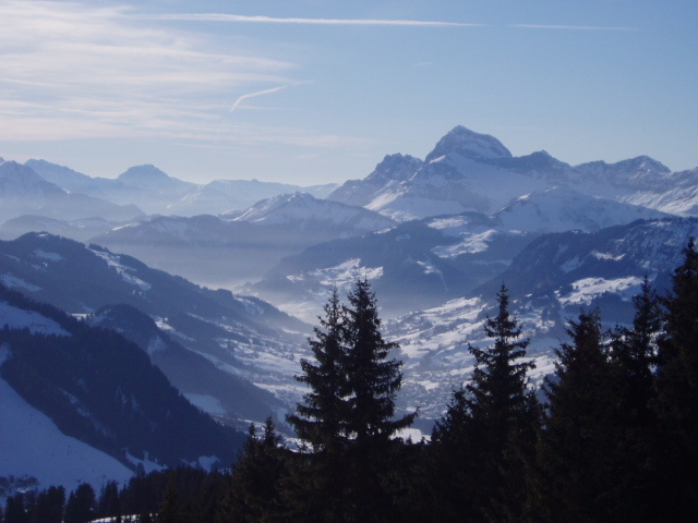 THE best place to sit and reflect, Megeve