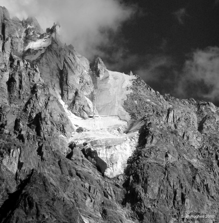 Glacier in the Chamonix Valley