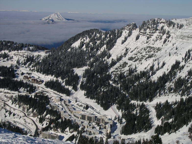 Flaine village from above