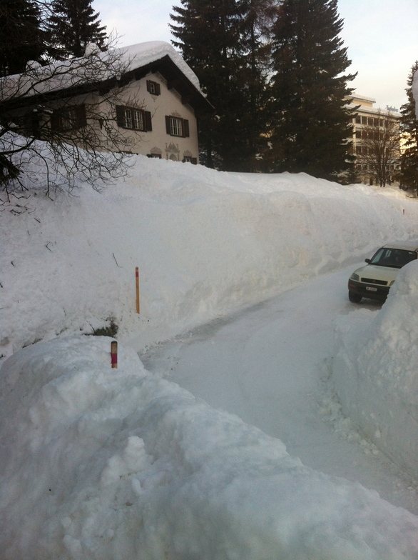 The Hohe Promenade in Davos Dorf at 1680 meters