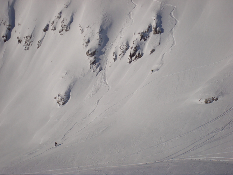 The Weissflugipfil steeps, Davos