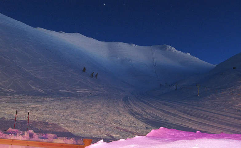 Styga night view, Kalavryta Ski Resort