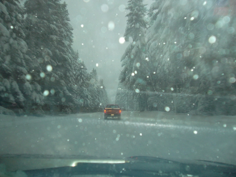 Driving to the Hood, Mt Hood Meadows