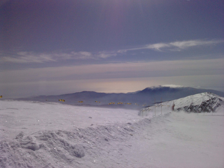 Vista del Mediterraneo desde el Veleta, Sierra Nevada