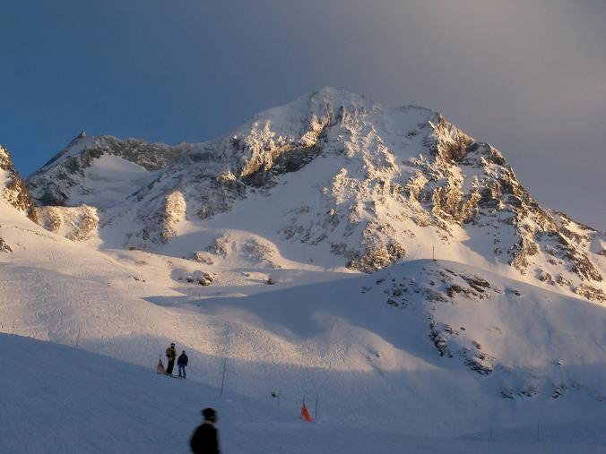 Mont Pourri at closing time, Les Arcs