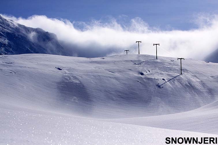 Dramatic clouds cover Piribreg, Brezovica