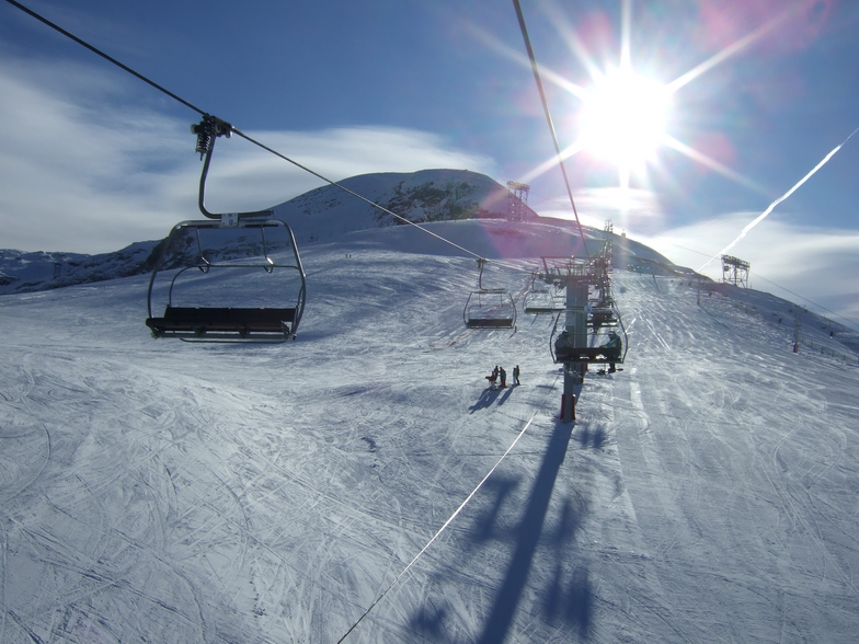 in the morning, Les Deux Alpes