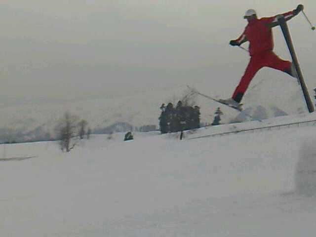 strich jump, Gulmarg