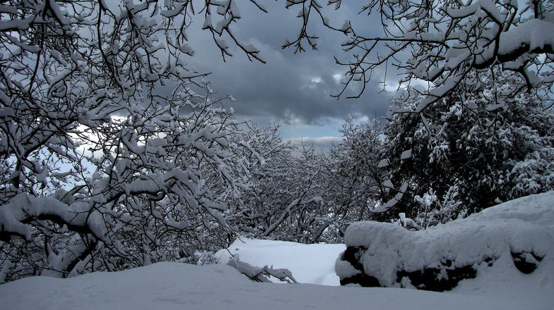 heavy snow, Tochal