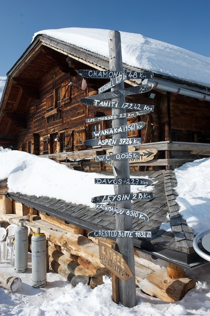 Signpost,Les Fers, Leysin