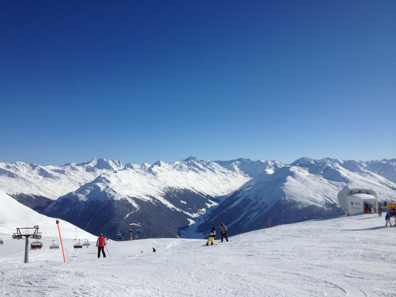 View from the hohenweg, Davos