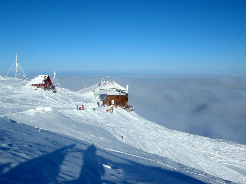 Clouds covering the valley, Sinaia