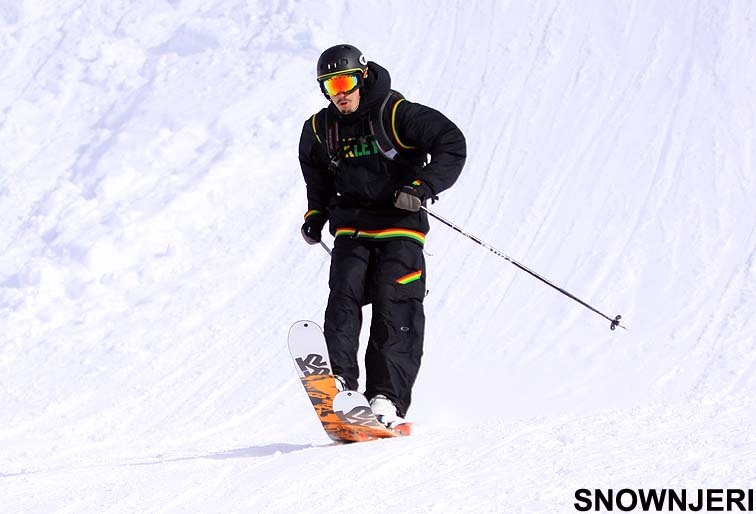 Elastic skis ride, Brezovica