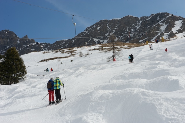 Windswept slopes, La Fouly - Val Ferret