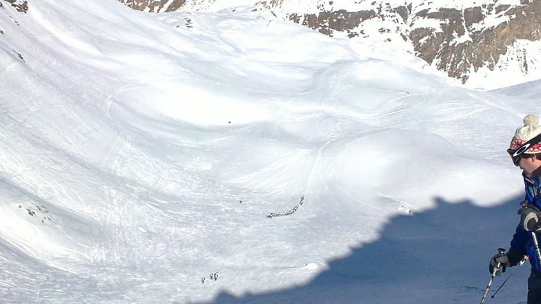 Signal de L'Iseran... off piste 3241 m., Val d'Isere