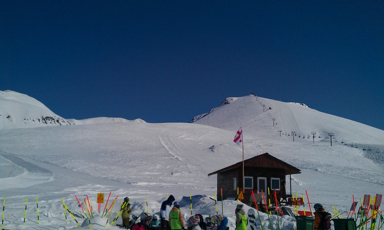 Just below the top, Gudauri