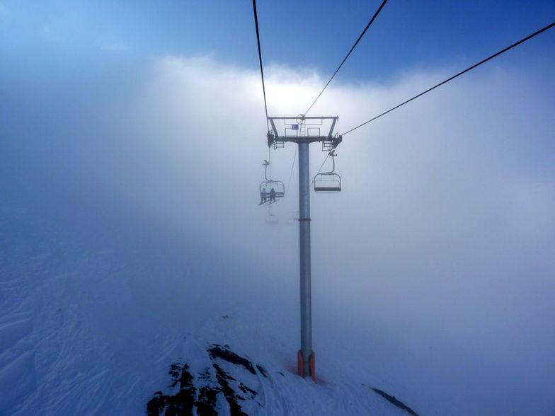 After the storm, Valle Nevado