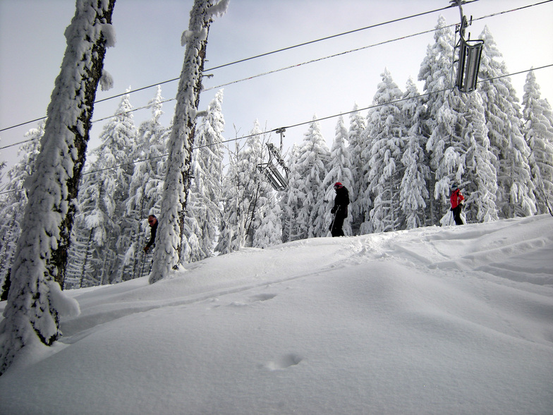 Extreme cold brings superb snow conditions, Saint Gervais