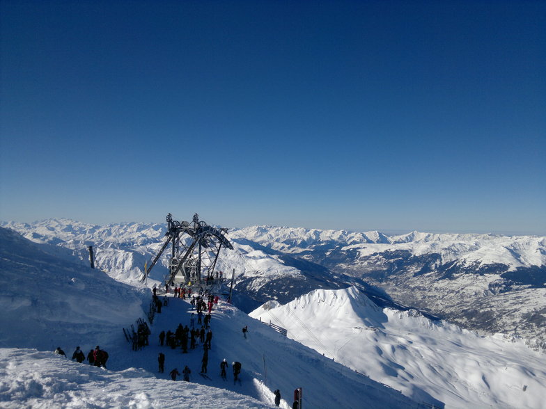 Top of Aiguille rouge, Les Arcs