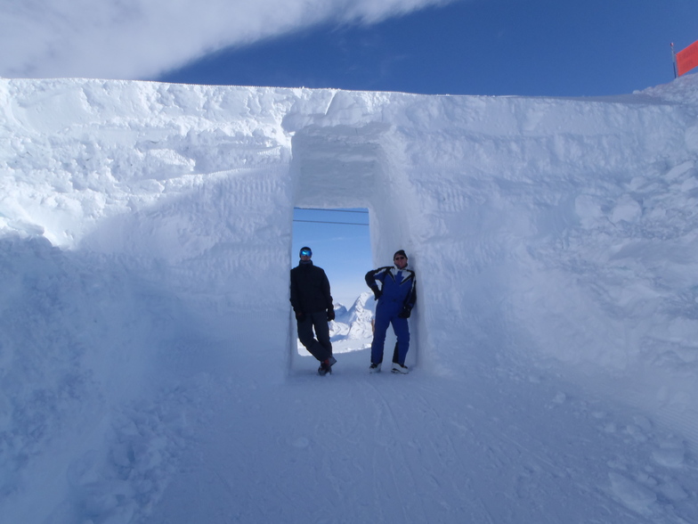 Mont du valon ice bridge, Mottaret