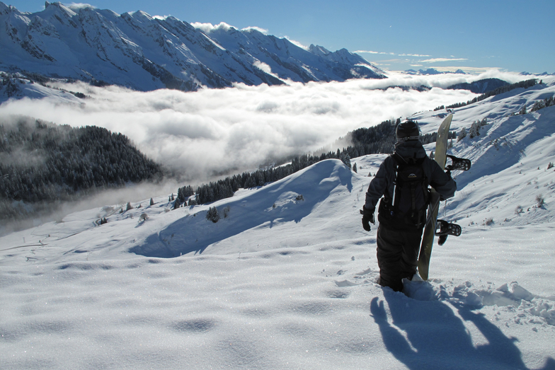 Choosing my route down..., Le Grand Bornand