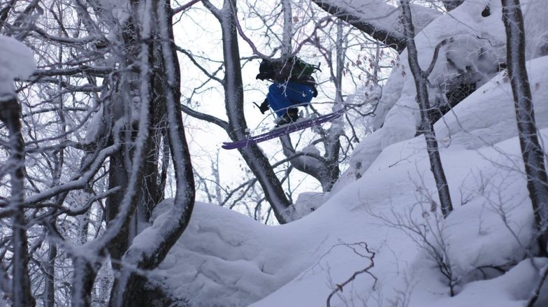 Tree skiing in Podobovets, We call that place "Magic Forest":-)))