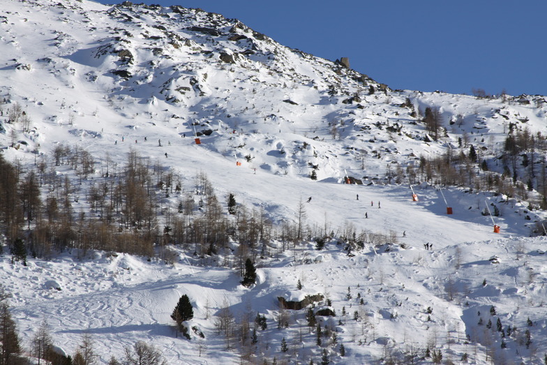 Heidbodme Ski area, Saas Almagell