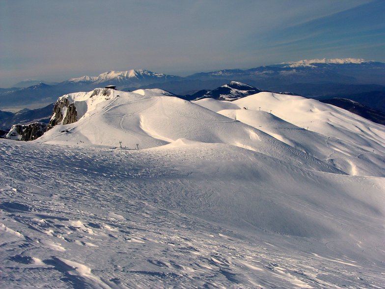 Mount Falakro Greece from top, Falakro Ski Resort