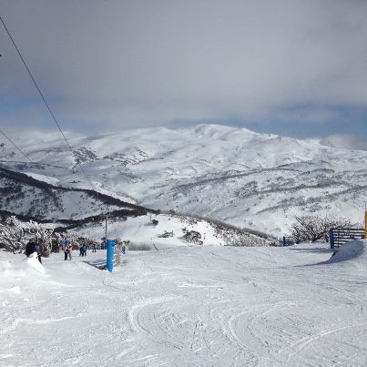 View out to Mount Kosciusko, Perisher