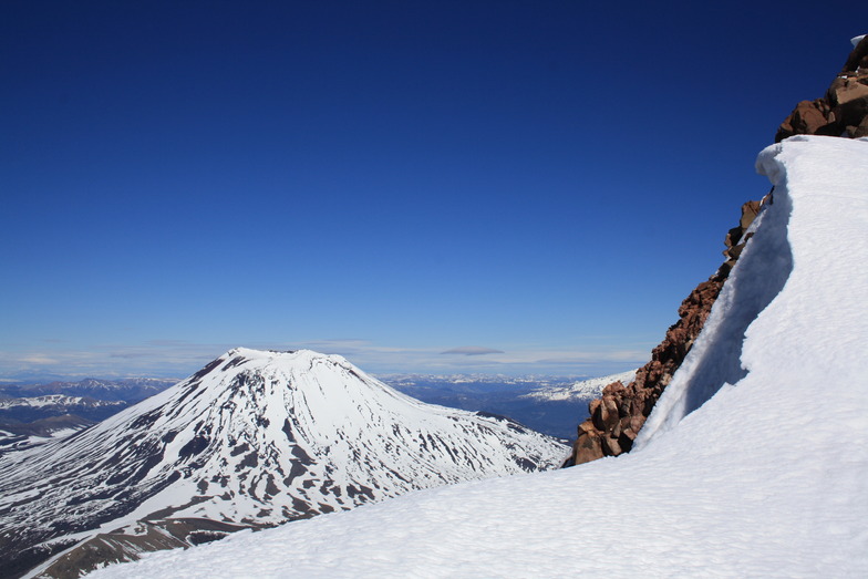 Volcan Lonquimay (cara norte desde Vn.Tolhuaca), Corralco