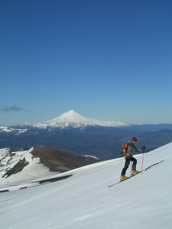 Skitouring in Chile, Lonquimay Volcano, Corralco