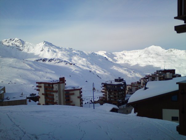 View from balcony, Val Thorens