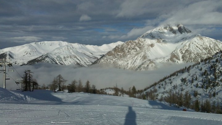 View from top lift, Claviere (Vialattea)